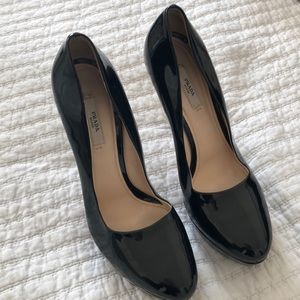 Authentic Patent leather Prada heels